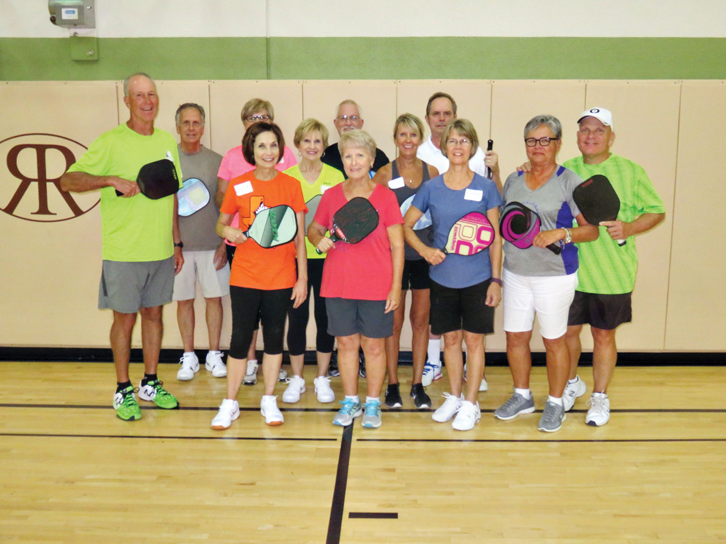 Members of the The October Pickleball Academy