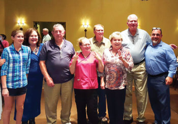 Third place team, Village Idiots, 71 points: Tom and Ingrid Scharnberg, Mike and Claudia Welton, Ken and Lynne McKeown, Paige McLeod and Elizabeth Bennett
