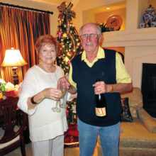 Celebrating the holiday season with hosts Mary Ann and Wayne Ballard