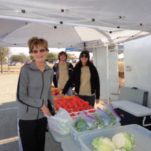 Bobbi Hardt is ready for the weekend with fresh produce.