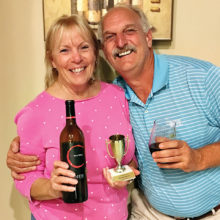 February winners, Susan and Mike Miloser