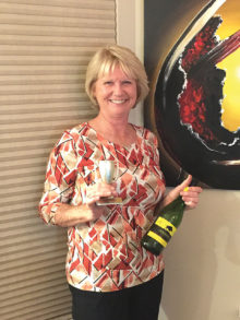 March winner, Cyndi Stampf