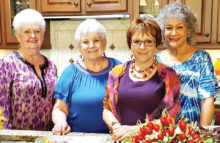 Sally Baggott, Jan Utzman, Lore Carr and Arlene Stotts