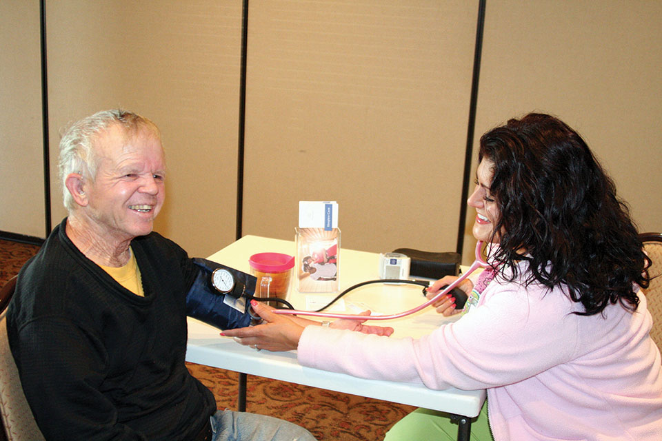 Dean French knows a healthy blood pressure brings a smile to your face.