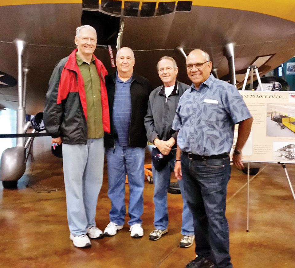 Left to right: Ray Peters, Rich Lipke, Ben Tillman and F C Levrier