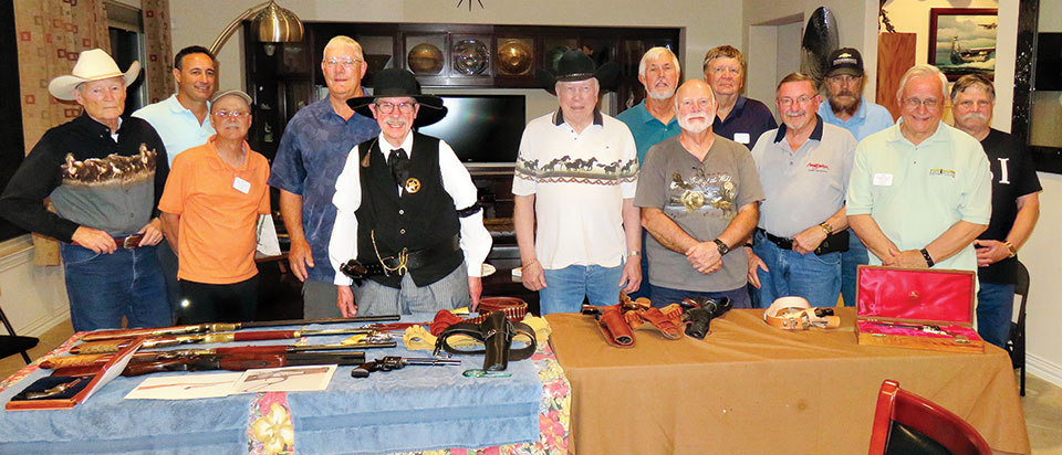 The Antique Gun group met to discuss and share “Guns of the Old West.