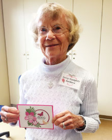 Barbara Robert, gift certificate winner