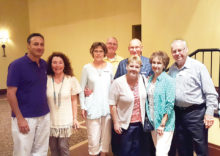 First place team, Wishful Thinkers: Judy and Miguel Ondina, Sandy and Alan Boyd, Nancy and Ken Rogus, Don Duff, Peggy Crandell Duff