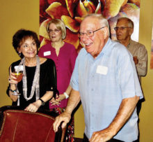 Peggy Crandall-Duff and Don Duff after the winning results were posted