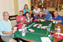 Bobby Rogers, Pete Toppan, Nancy Toppan, Susan Parker, Melodye Rogers, Mike Aramanda, Millie Aramanda and Ed Heberlein