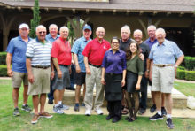 Sigma Chi brothers at the May luncheon meeting