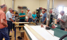 Tour the woodshop in July