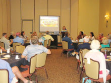 Robson Ranch residents at the Mentors Open House