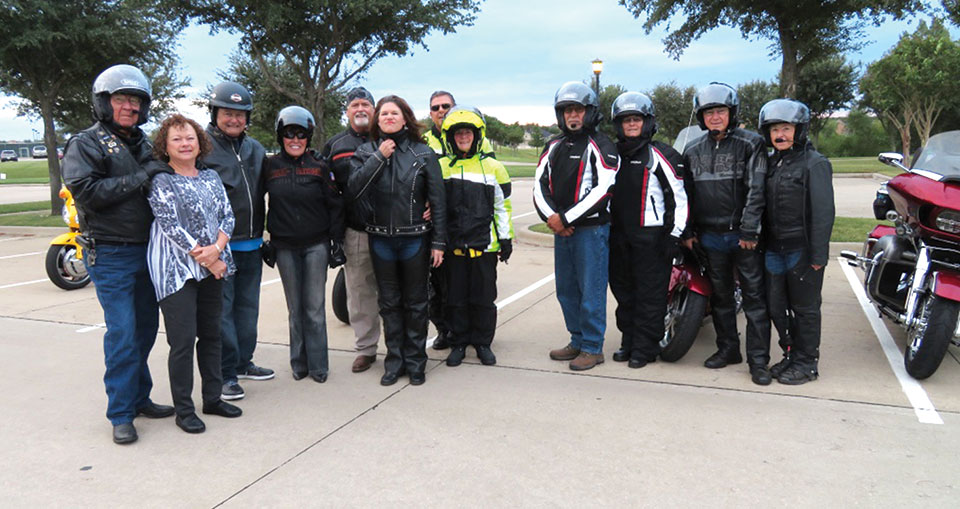 The Robson Ranch Motorcycle Club visited Arkansas.
