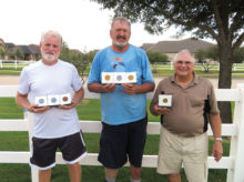 Left to right: Steve Bentley, Bob Cook and Joey Misiaszek