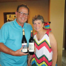 Hosts Scott and Vicki Baker presented wines of New Mexico.
