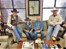 The Lonesome Dove discussion panel (left to right): Dave Parker, Susan Parker, Lewis Toland, and Alan Albarran