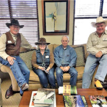 The Lonesome Dove discussion panel (left to right): Dave Parker, Susan Parker, Lewis Toland, and Alan Albarran