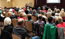 The Living Well Organizational Skills Seminar given by Michele Ray Williams in the Robson Ranch Clubhouse on March 4, 2020