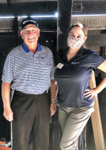 Lawry Cohen and Brenda Galez-Magyar with the First Tee of Fort Worth