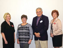 From left to right: Julie Bailey, Olive Morton, Paul Vicalvi, and Katherine Vess