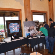 The Silent Auction displays for the event.