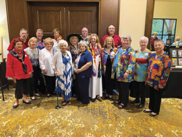 Artist members of the Paint and Palette Club(photo by Rosie Kuhn Bouse)