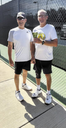Wimbledon second place Terry Zimmerman and first place Jeff Jackson.