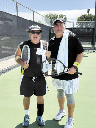 Men's Tournament Champions Chris Hoover and Matt Olmsted.